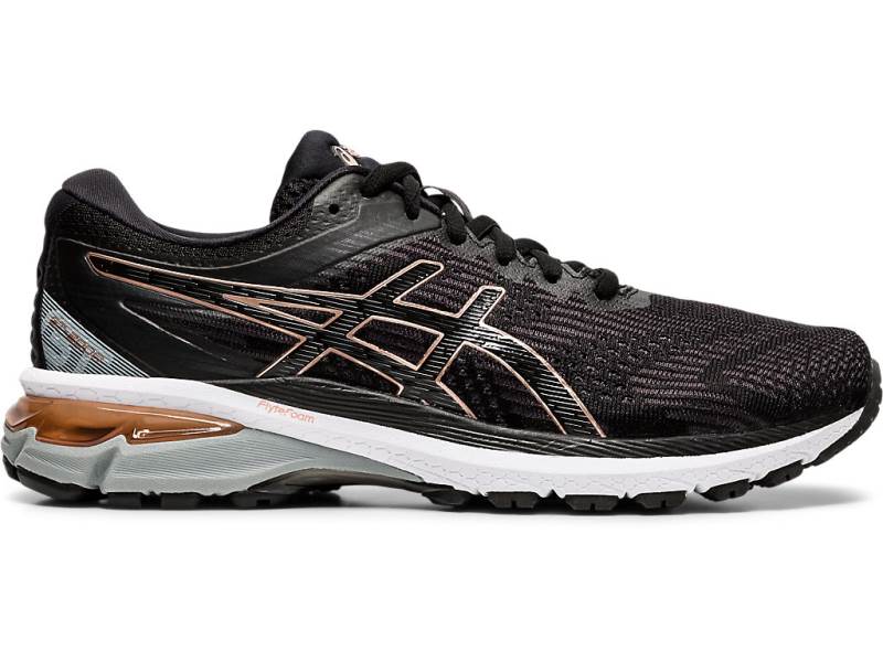 Dámské Běžecké Boty Asics GT-2000 8 Wide Černé 93402KISL